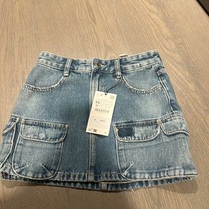 Zara cargo skirt